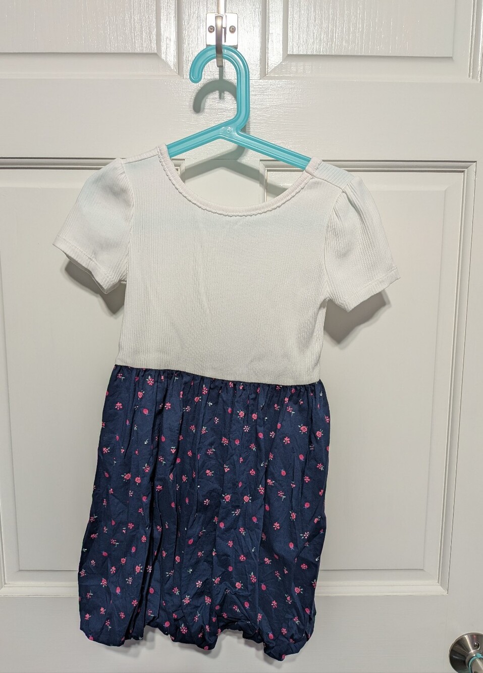 Janie and Jack Ditsy Floral Bubble Hem Dress